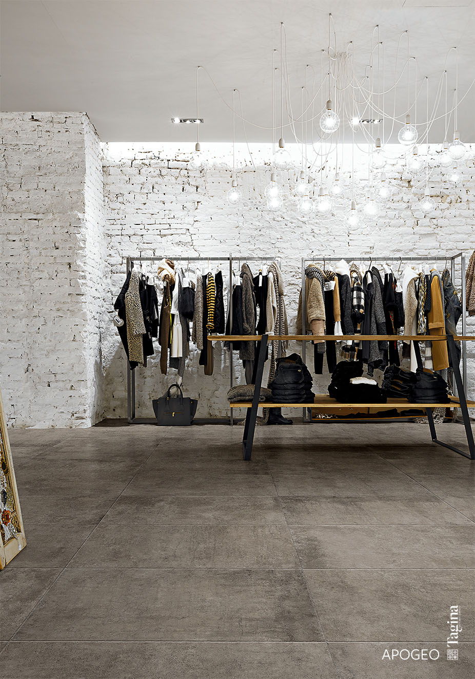 CERAM APOGEO ANTRHACITE 45x90x1 CM